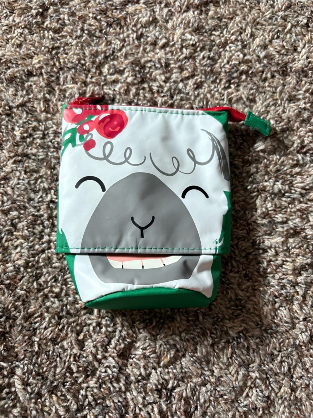 thirty-one Holiday Llama Pouch